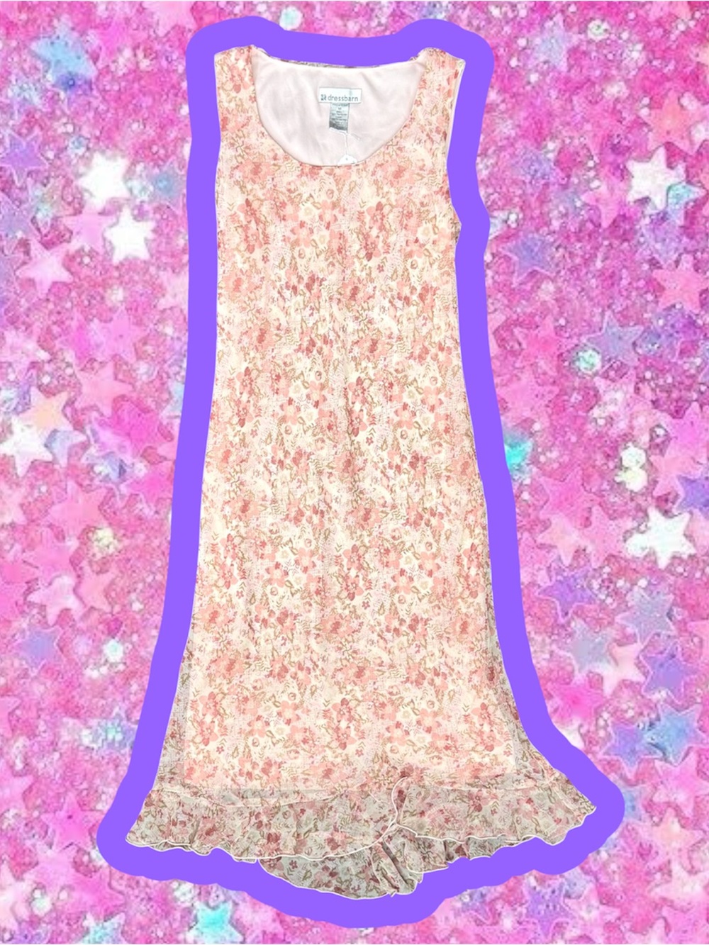 Dress barn vintage 90s y2k fairy cottagecore bias maxi dress 10 Ralph Lauren